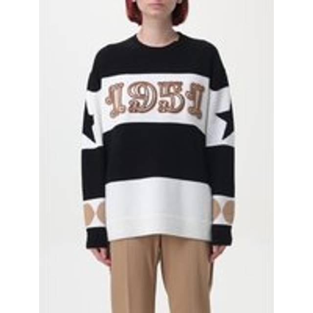 Womens 1951 Appliqu Knit jumper Wo - Black - S