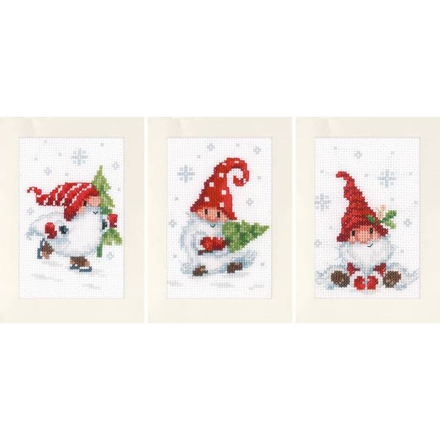 Vervaco Counted Cross Stitch Xmas GNOME  Multicoloured