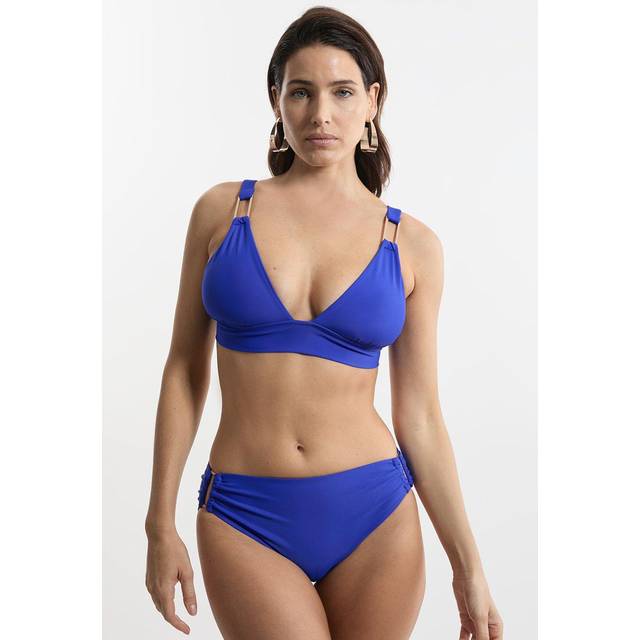 Trim Detail Bikini Top - Blue