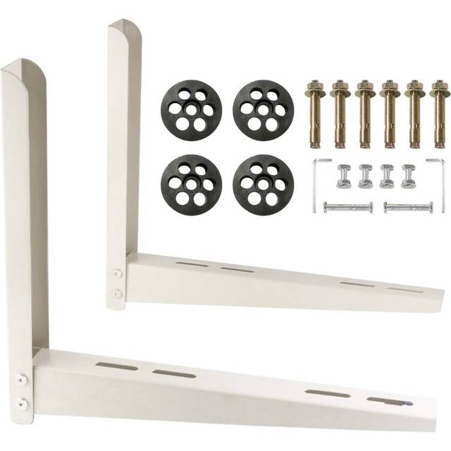 TAKTOPEAK Mini Split Mounting Brackets  Folded Wall Mount for Mini Split from 7000 BTU to 24000 BTU