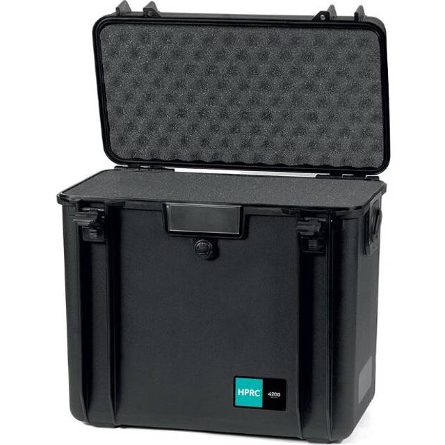 (With Cubed Foam) HPRC 4200 Hard Resin Case Waterproof Lightweight Camera Tool Carry Bag