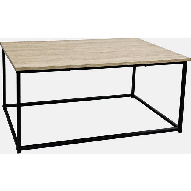 Coffee Table Marble Bedside End Living Room Metal Frame Home Decor - Natural - One Size
