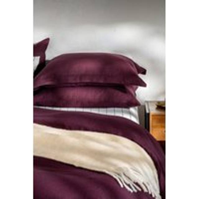Brushed Wool Blend Throw - Cream - One Size
