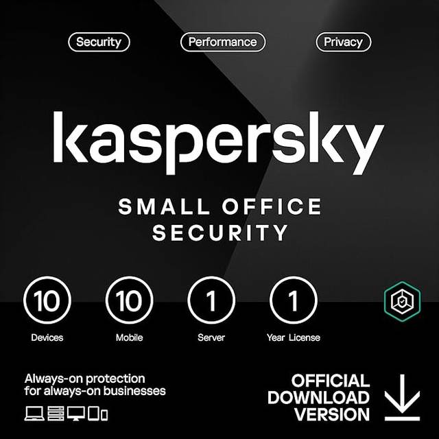 Kaspersky Small Office Security 6 for Desktops, Mobiles and File 10