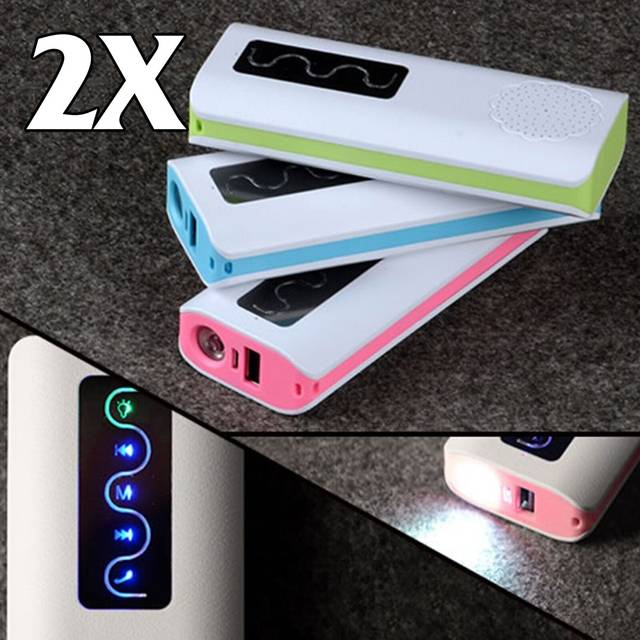 10000mah power bank led light backup universal external battery portable charger