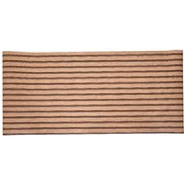 3D Wood-Effect Textured Self-adhesive PVC Wallpaper - Orange - One Size