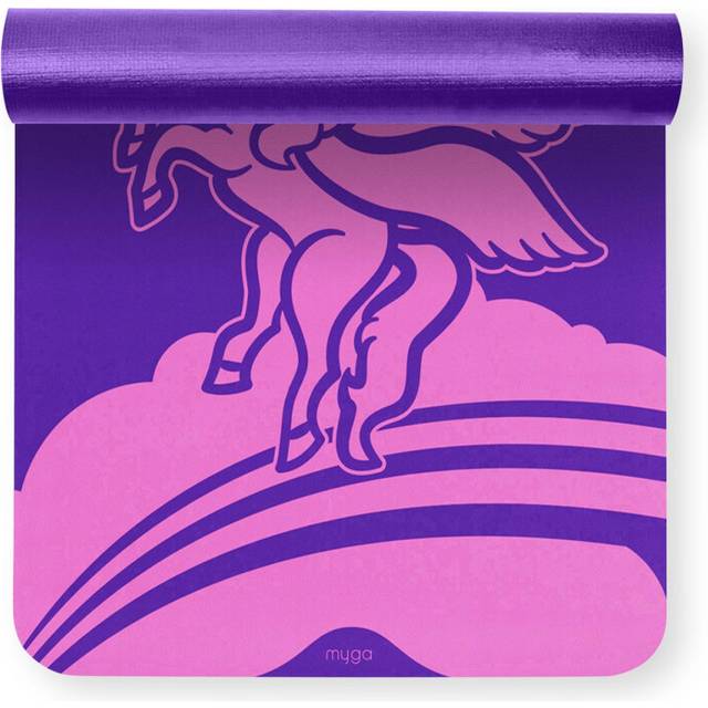 Unicorn Silk Childrens Print Mat - Purple - One Size - Myga