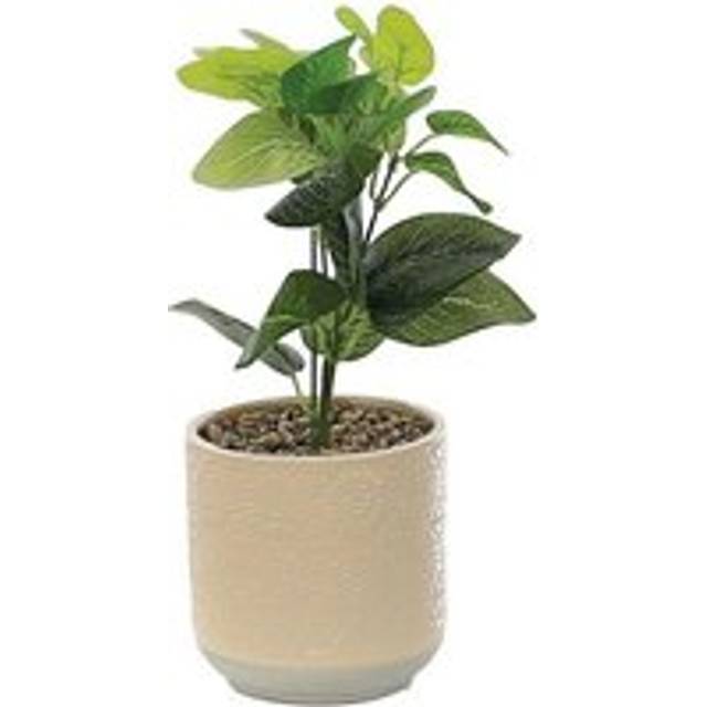 Artificial Mosaic in Cream Pot 28cm - One Size