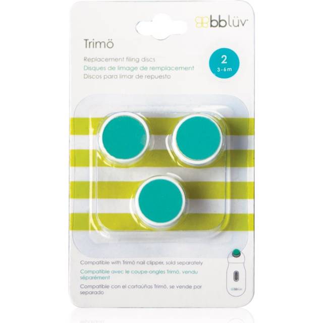 BBLÜV Trimö reservadaptrar nagelfil för barn 3-6m 3 st.