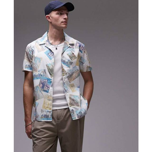 Regular Fit Print Short Sleeve Shirt