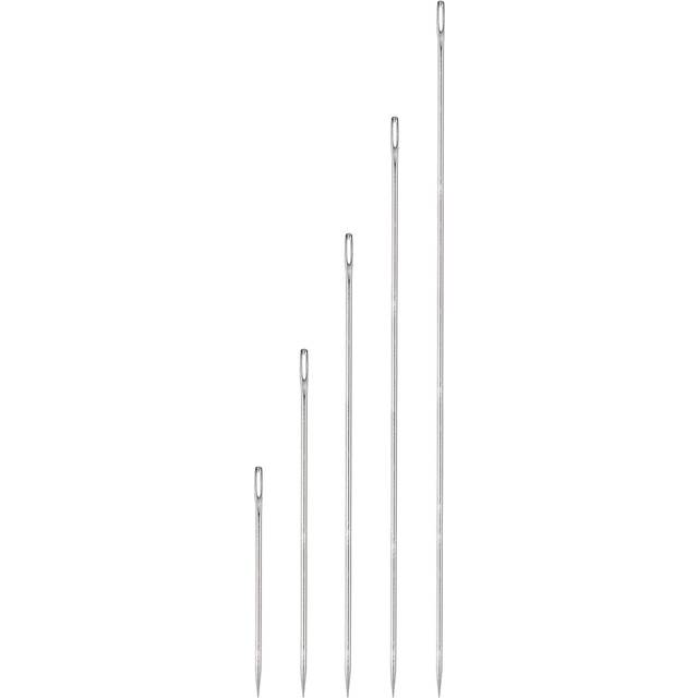 5pcs 4/6/8/10/12 Inch Upholstery Needles Large Eye Stitching Needles