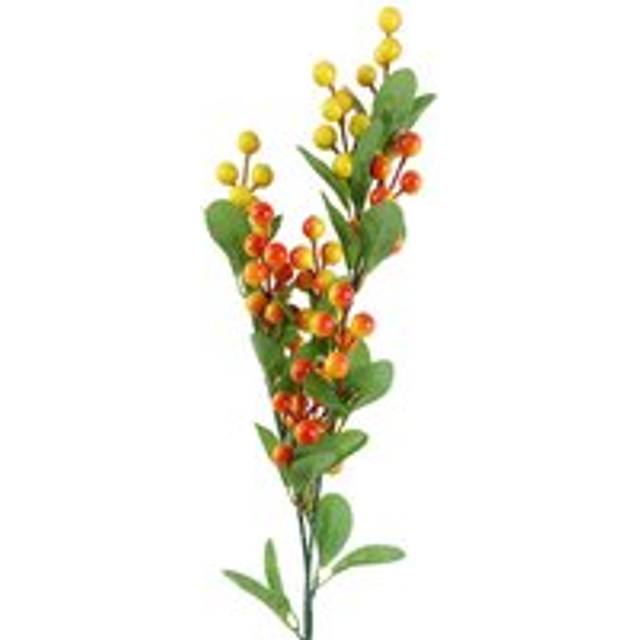70cm Artificial Orange Berry Spray