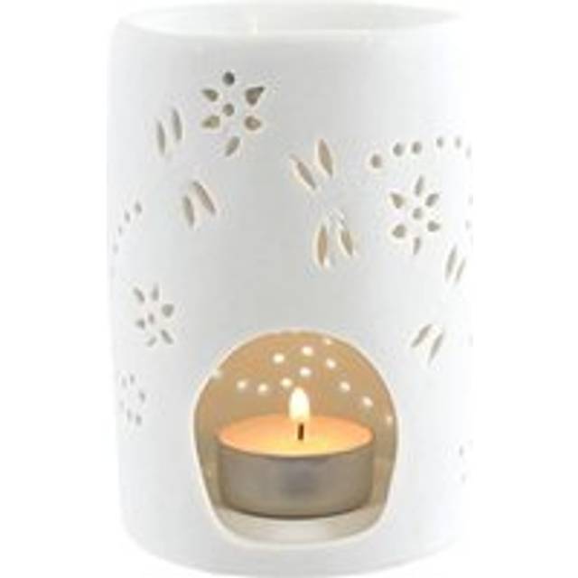Something Different Cut Out Dragonfly Oil Burner - White - one size