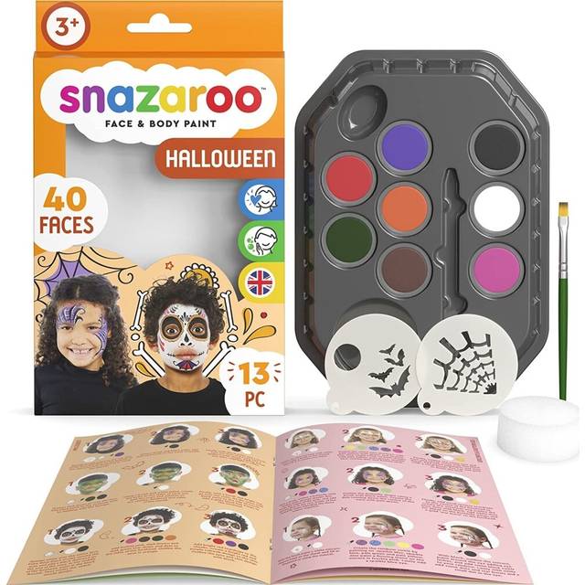 Snazaroo Halloween Characters Face Painting Kit