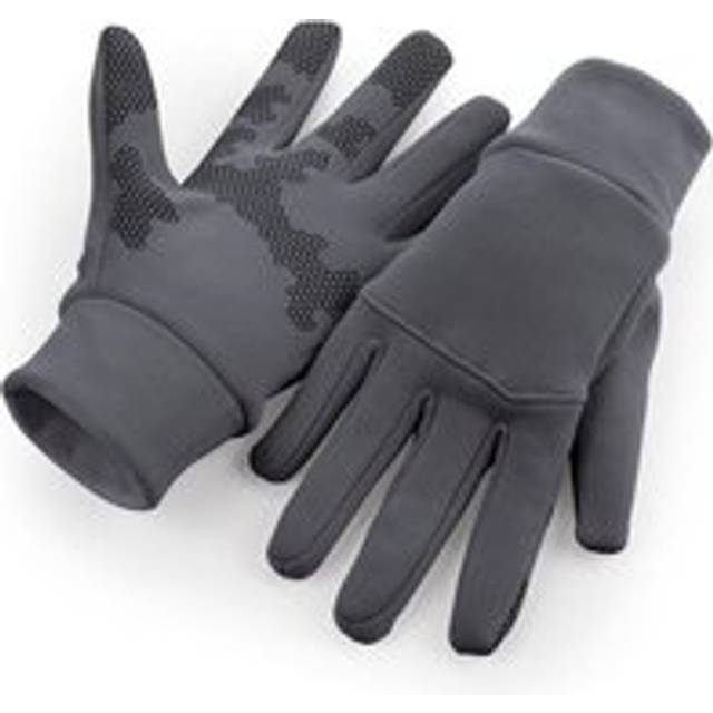 Beechfield Unisex Adults Softshell Sports Tech Handskar S/M ljusgrå färg