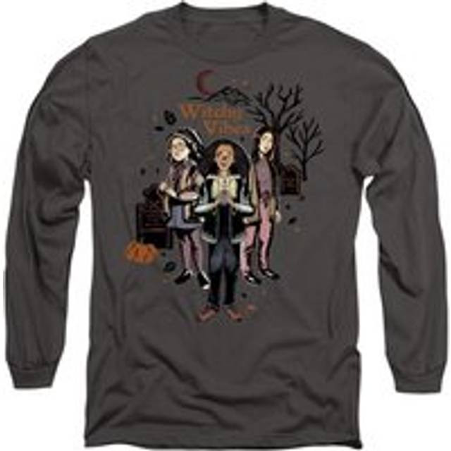 Hocus Pocus 2 Witchy Vibes With Becca, Izzy and Cassie Long Sleeve T-Shirt, Charcoal - M