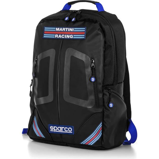 Sparco Martini Racing Stage Rucksack - Black / Black