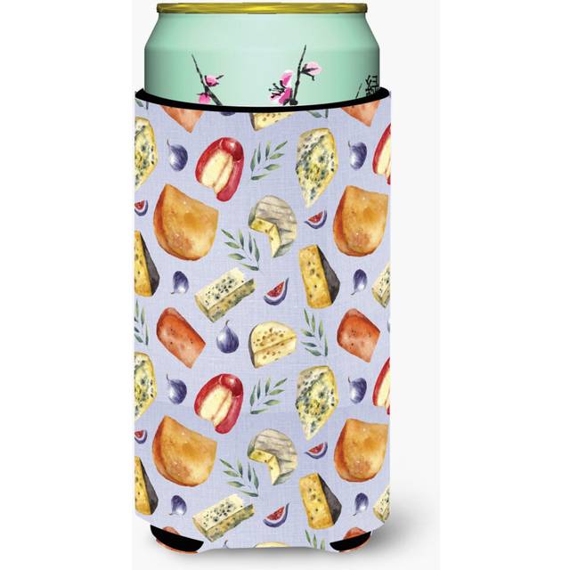 Caroline's Treasures Assortment of Cheeses Tall Boy Beverage Insulator Hugger  Multicolor