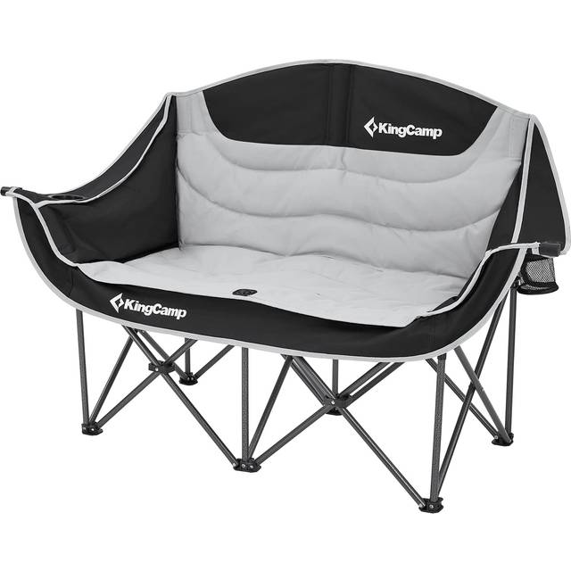 KingCamp Outdoor Camping Load Capacity Sofa Couple For Two Storage Bag Sports Indoor Chair, Two-Seater Chair, Foldable, 300kg, Chair, Chair, People,