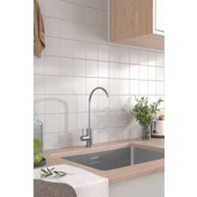 Stainless Steel Kitchen Brushed Tap Water Filter Faucet - Silver - One Size
