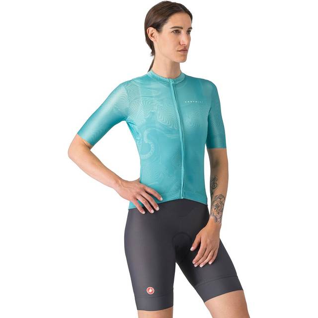 Castelli Prima 2 DT Bibshort Gray Blue Women, Size S