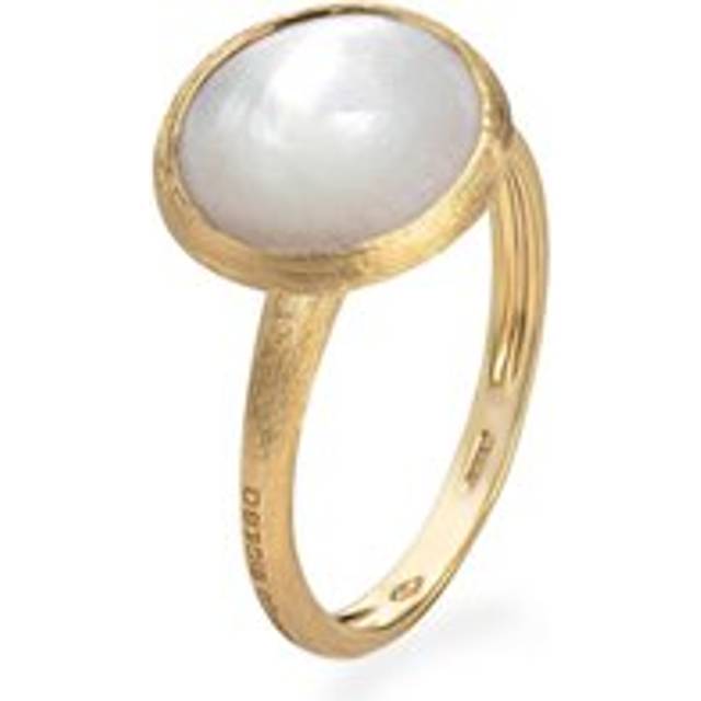 Marco Bicego Jaipur Colour 18ct Yellow Gold Mother of Pearl Ring