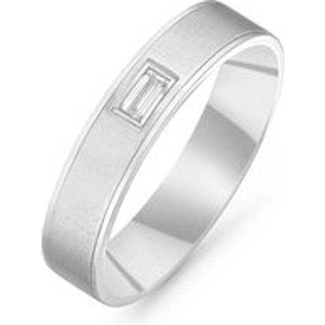 Platinum Diamond 5mm Men’s Wedding Ring