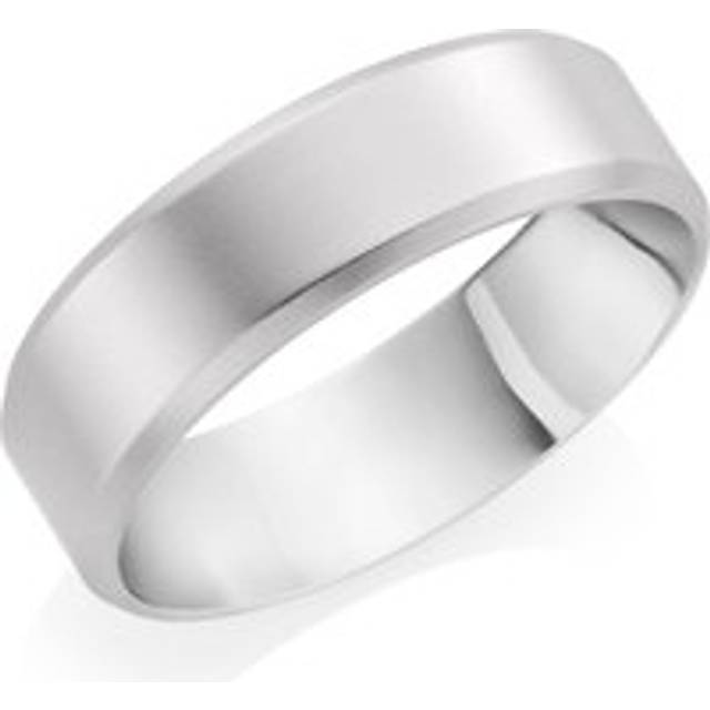 Platinum Brushed 6mm Men's Wedding Ring