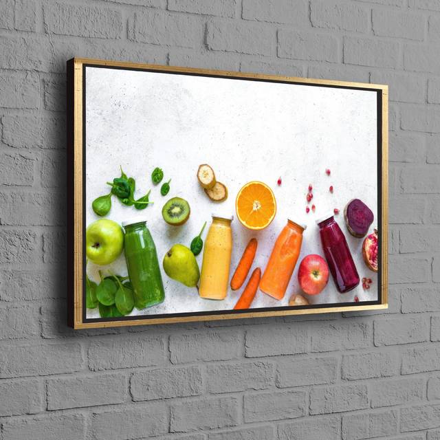 Print on Canvas - Gold (50 cm H x 70 cm W)