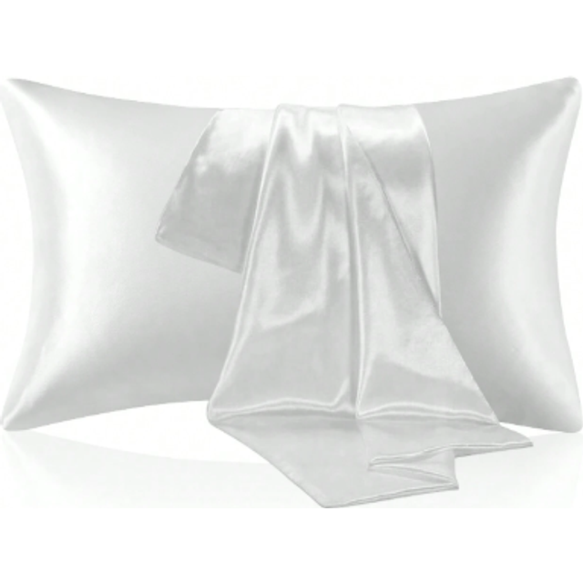 Örngott & dekorativt kuddfodral till sängen - Vitt (48cm*74cm)