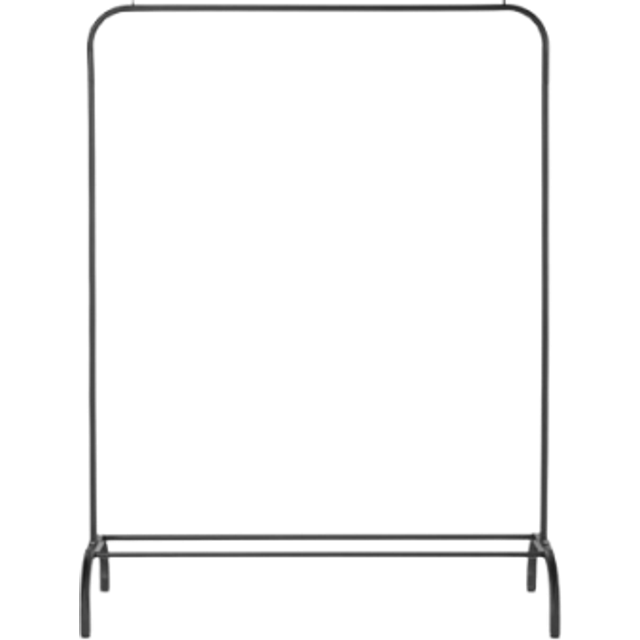 OHS Heavy Duty Clothes Rail with Shoe Rack - Black