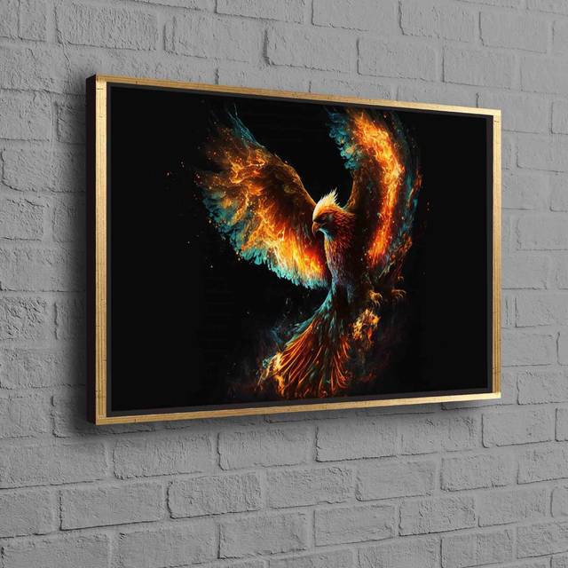 Print on Canvas - Gold (80 cm H x 110 cm W)