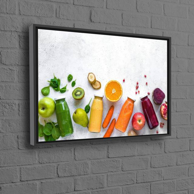 Print on Canvas - Black (50 cm H x 70 cm W)