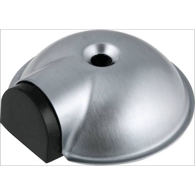 Amarye Circular Cover Heavy Duty Floor Stop - Black (2.2cm H X 6.5cm W X 6.8cm D)