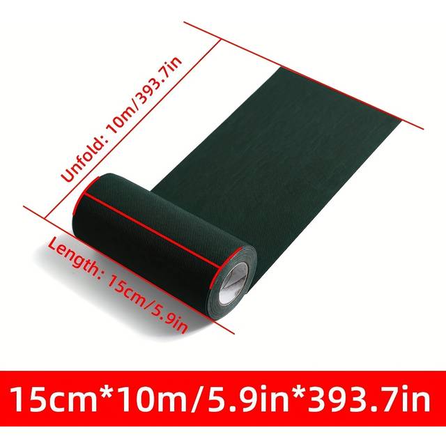 TEMU Self-adhesive Artificial Grass Seam Tape - 1 Roll, Thickened Barrier For Lawns, Carpets & Garden Landscaping