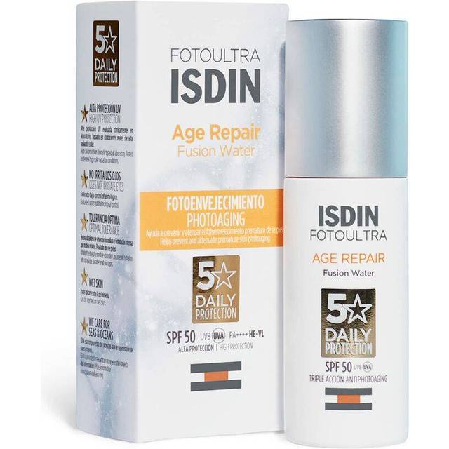 Isdin Face Sunscreen Fusion Water Magic Repair SPF 50 Anti-aging facial sunscreen