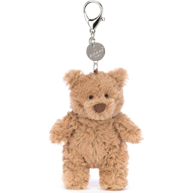 Jellycat Bartholomew Bear Bag Charm - L: 5 cm x l: 6 cm x h: 12 cm