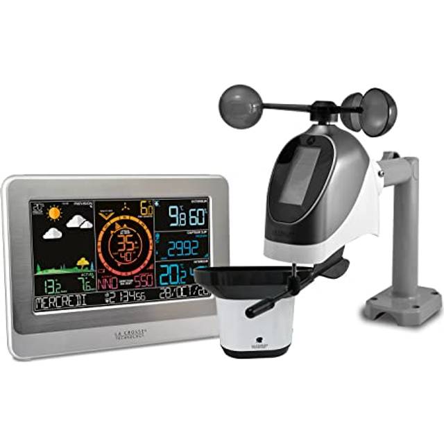 La Crosse Technology WS6869 Professionell väderstation med wifi-anslutning - vit/silver
