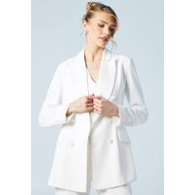 Coast womens blazer ivory double breasted hourglass silhouette ivory jacket