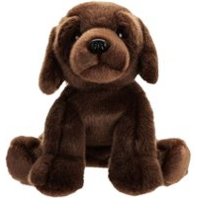 Labrador Soft Toy - Dog Plush Lifelike Toy - Cute Gift -Golden 30cm - Brown - One Size