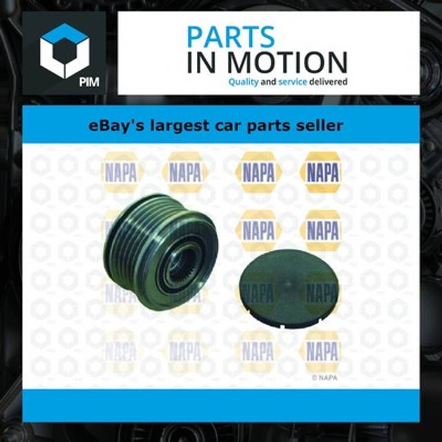 Overrunning alternator pulley fits renault clio mk3 1.5d 05 to 14 clutch napa