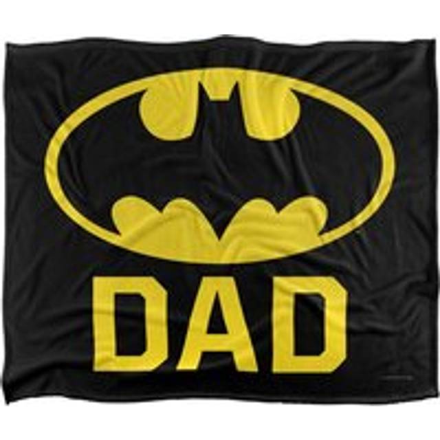 Batman Bat Dad Blanket 152 x 127 cm - White - One Size