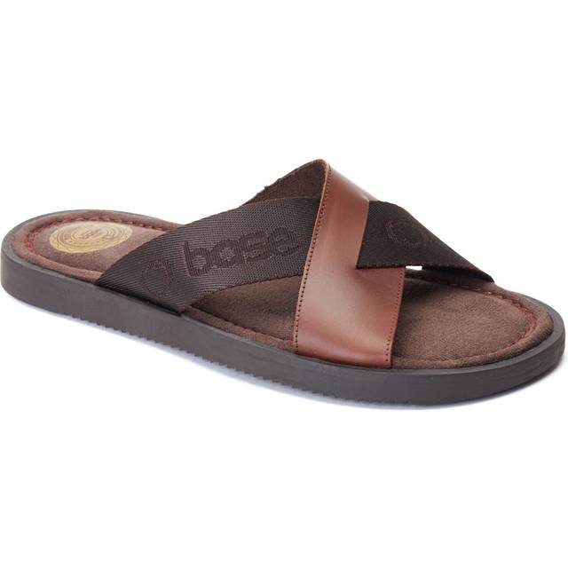 Base London Mens Webb Leather Sliders UK Size 9 (EU 43)