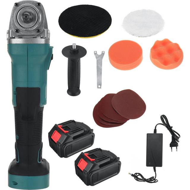 (Without Battery) 1580W Cordless Polisher Car Polishing Tool Sander Buffing Waxing Machine For Makkita 18V Battery