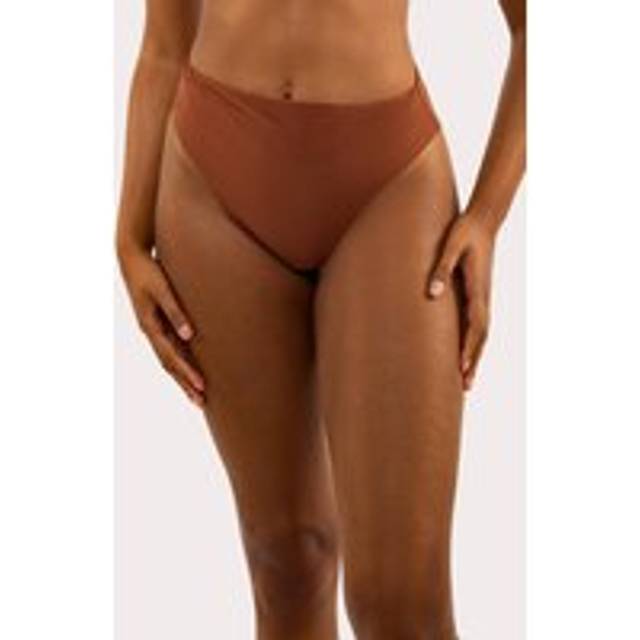 Womens Morgan Bronze Glitter Mix & Match Triangle Bikini Top - Brown - 18D/DD