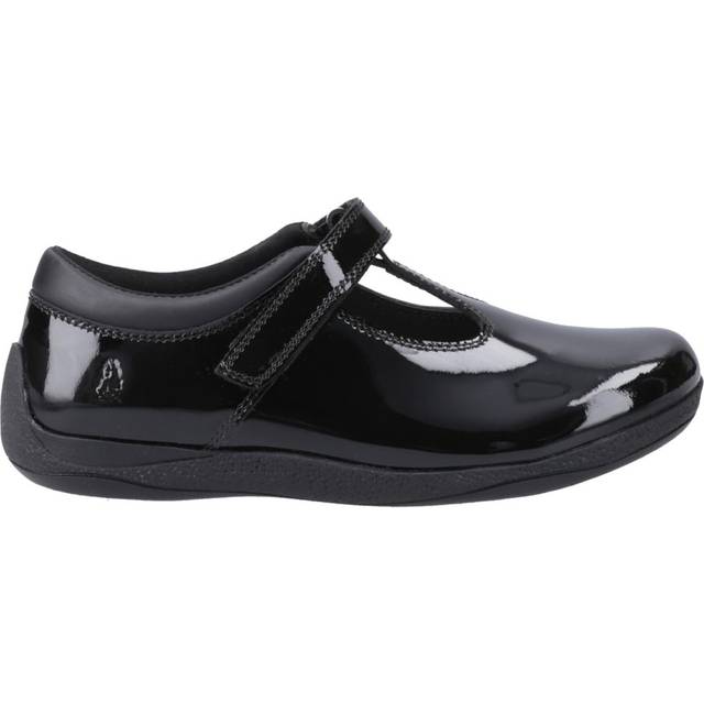 Caitlin T-Bar Patent Junior - Black - 1