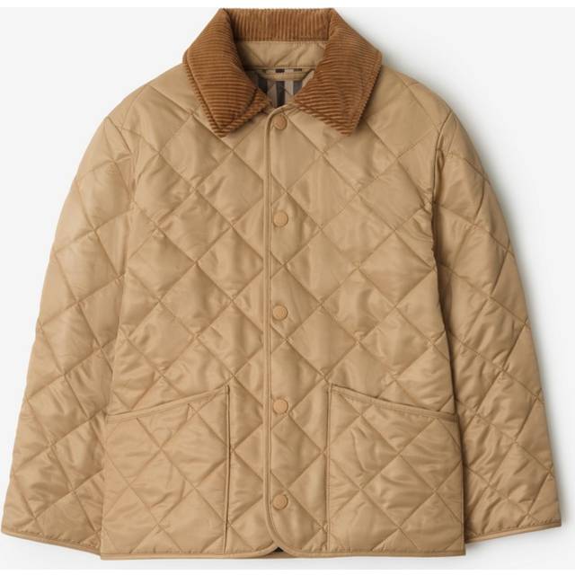 Burberry Childrens Quilted Barn Jacket - Sand - 14Y