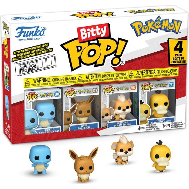Funko Bitty Pop! Squirtle 4 Pack Mini Vinyl Figures Pokemon