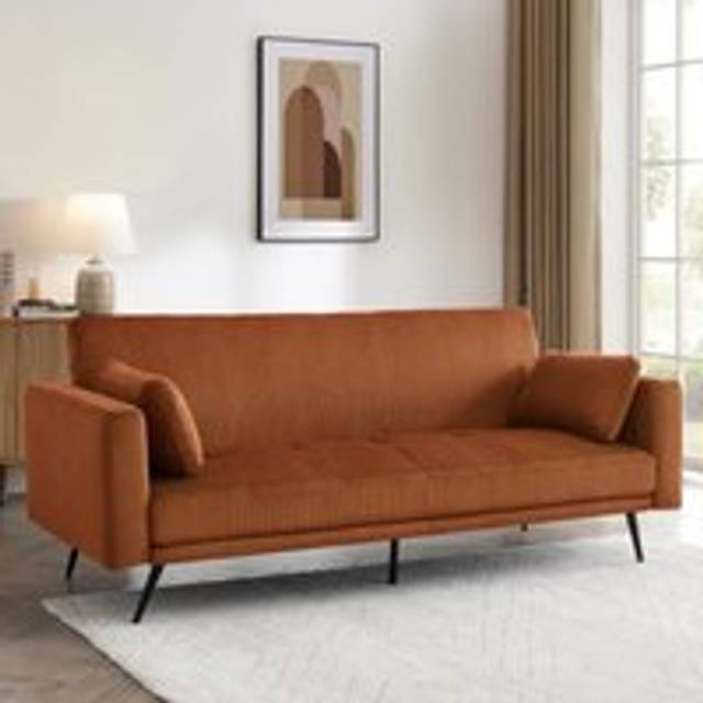 Tom Sofa Bed - Burnt Orange - One Size