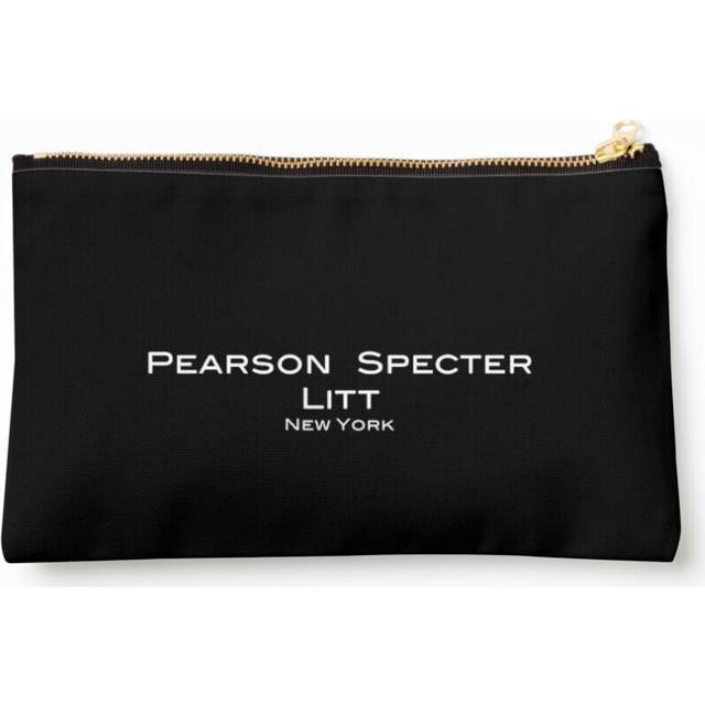 Makeup Bag Suits Pearson Specter Litt Logo Cosmetic Organizer Tyvek Paper Bags Zipper Pouch